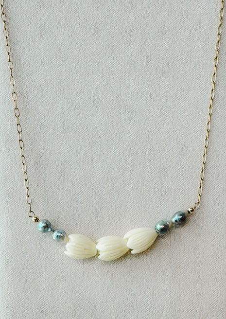 pikake snd pearl necklace