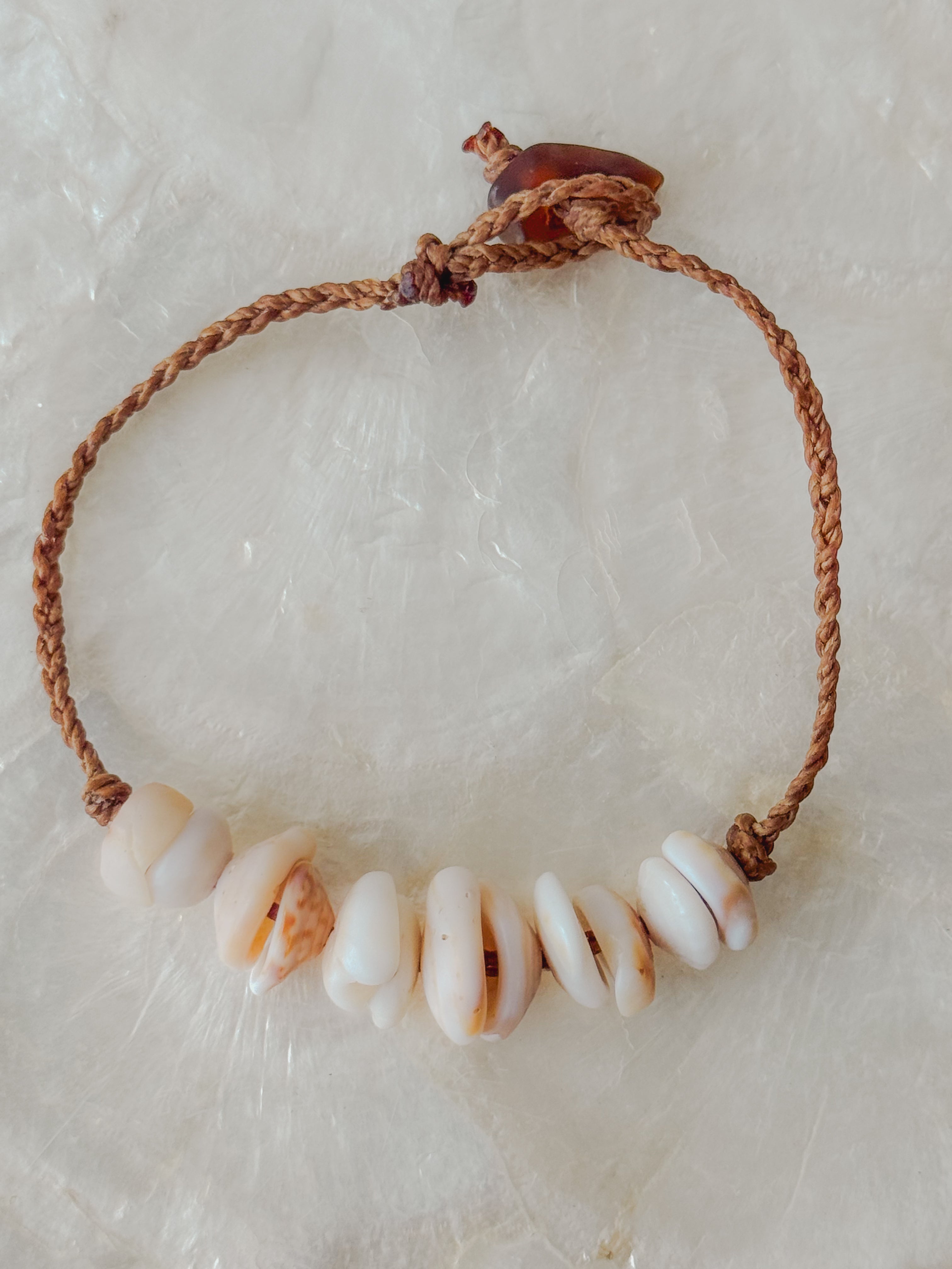 puka shell bracelet