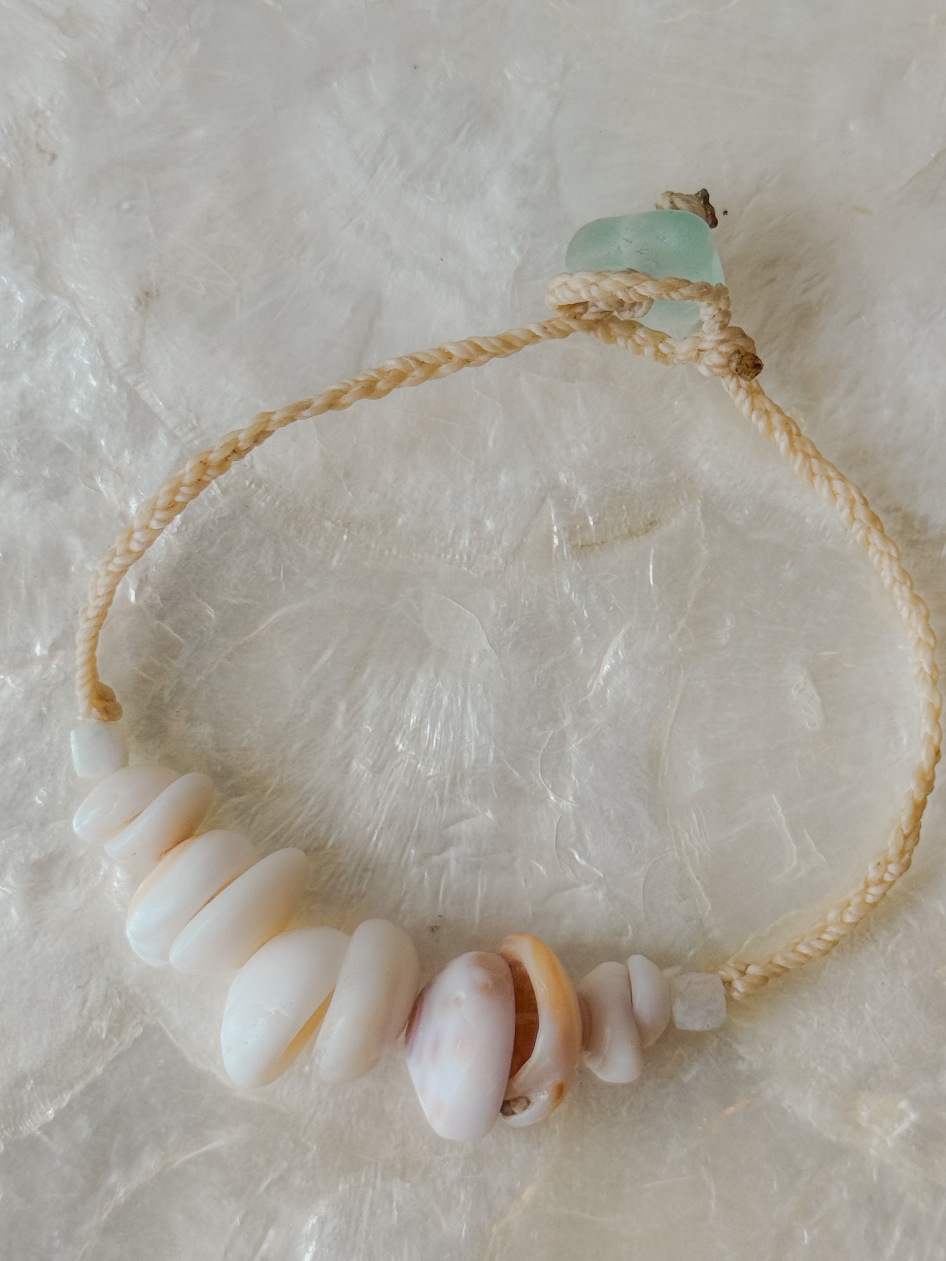 puka shell bracelet