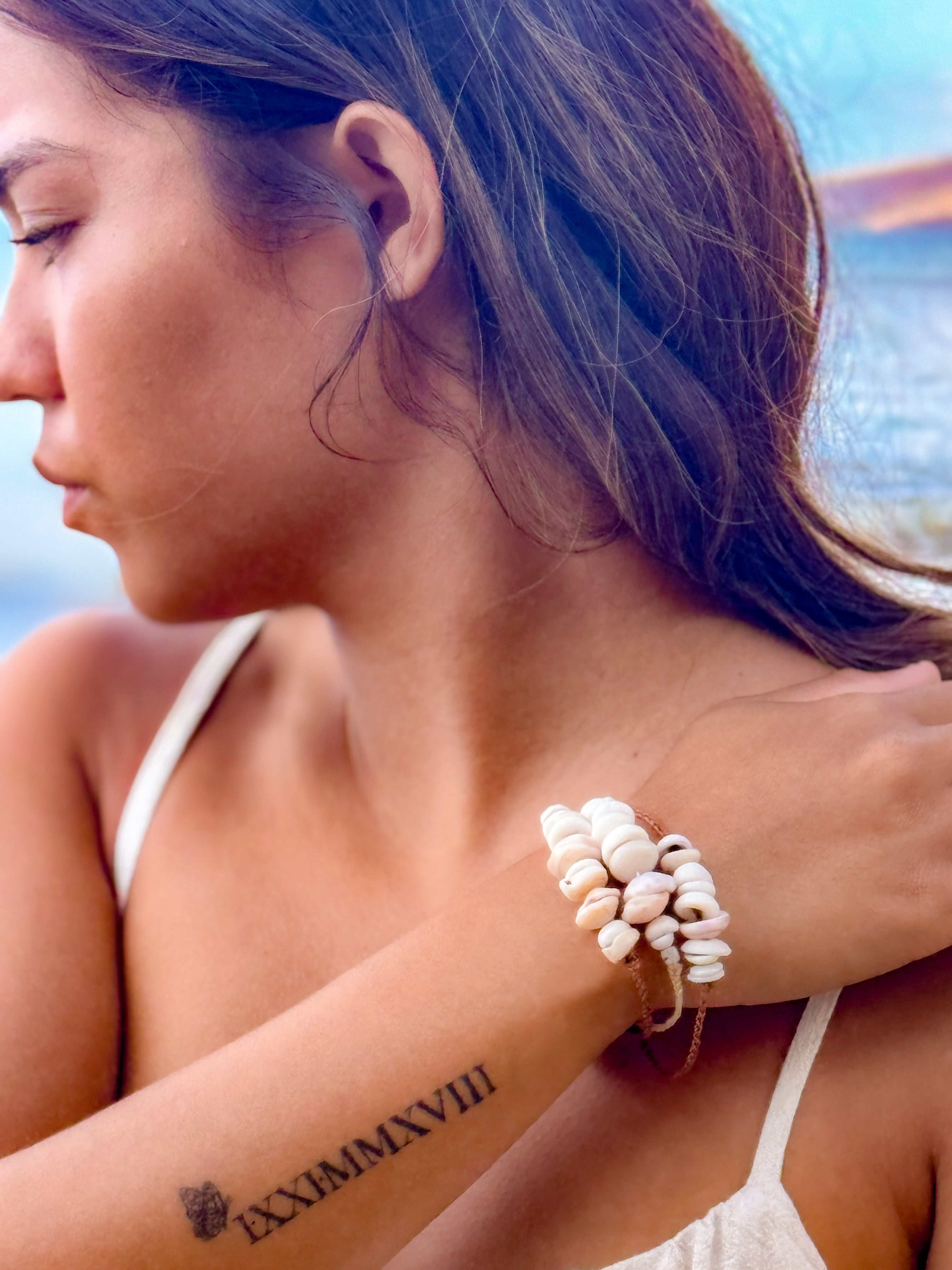 puka shell bracelet