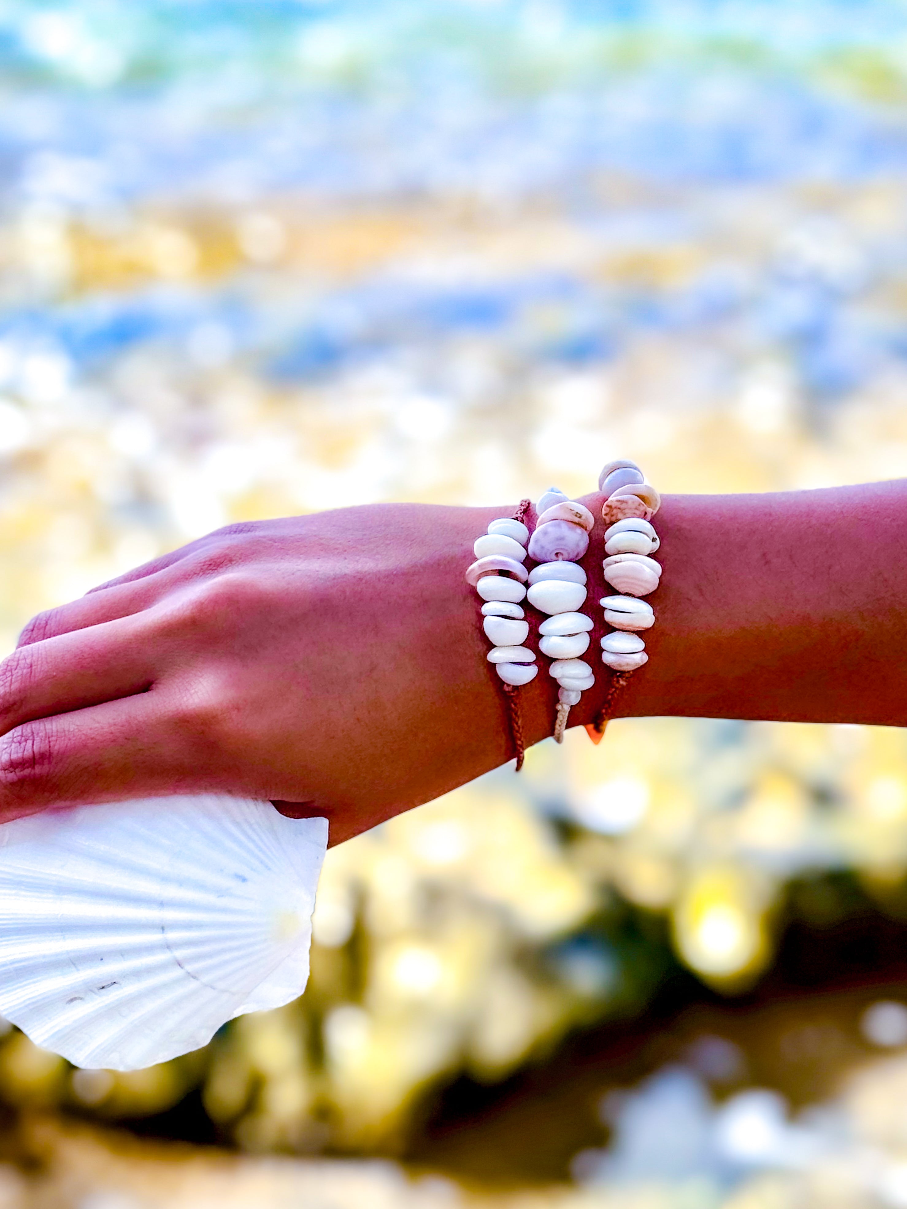 puka shell bracelet